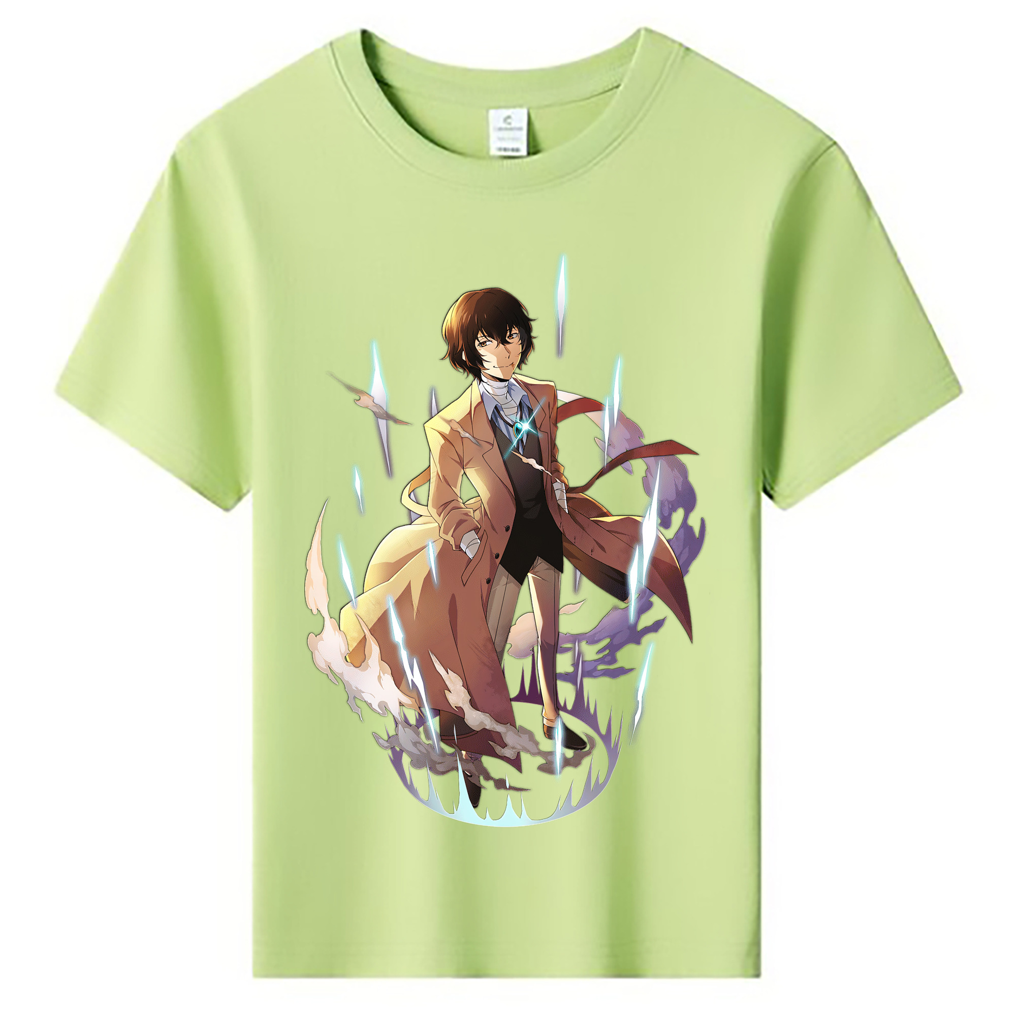 （画像用） 文豪ストレイドッグス Bungo Stray Dogs 綿100％キッズTシャツ（フロントプリント）